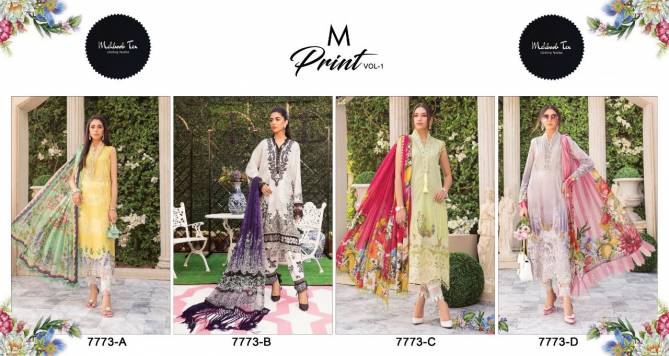 Mehboob Tex Mariab M Print 1 Fancy Casual Wear Karachi Cotton Printed Dress Material Collection